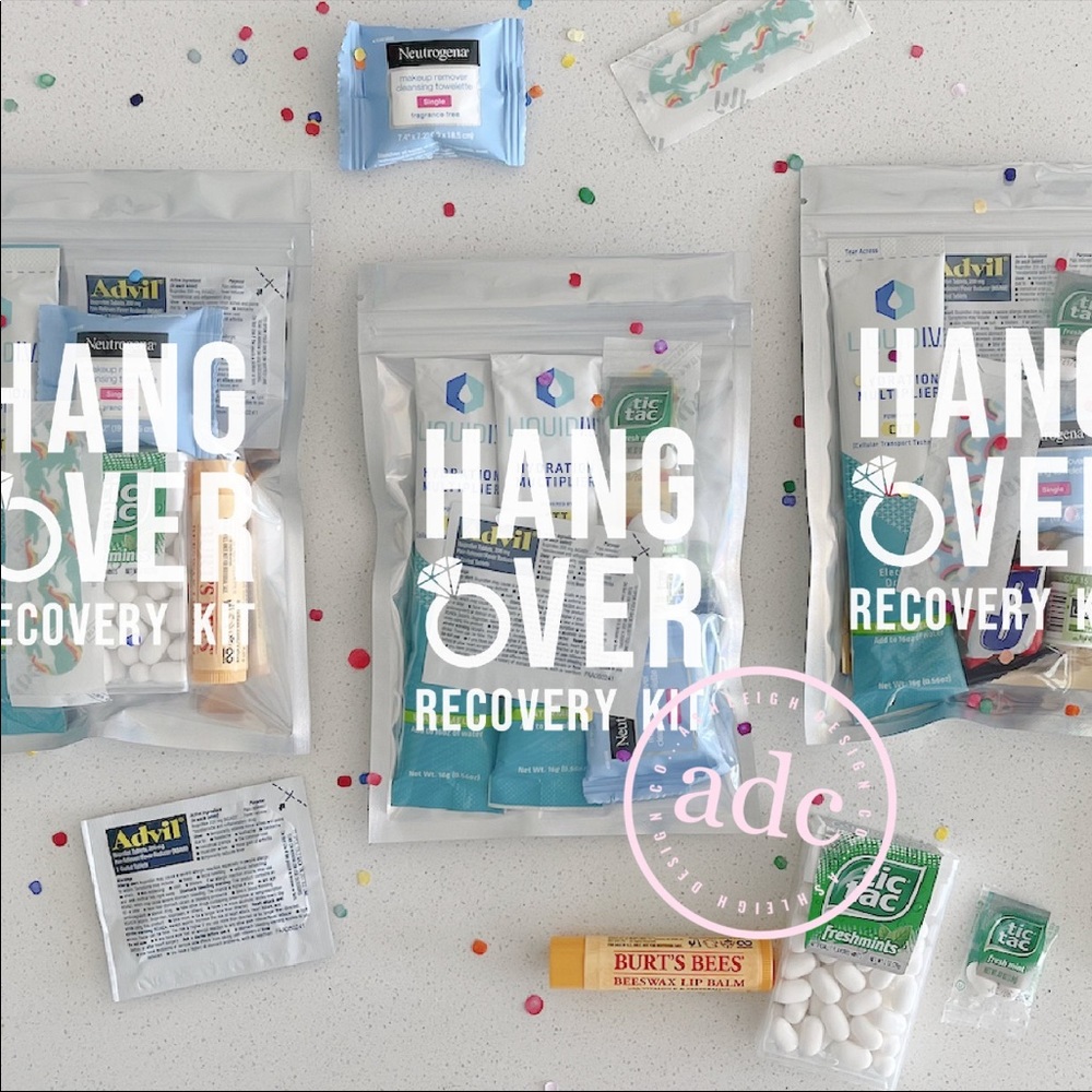 Hangover Recovery Kit Bag (Pack of 4)